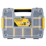 Stanley Sortmaster Lite Organizer 11.5 Lx2.5 Wx8.5 H Black Yellow Clear