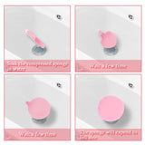 120 Pcs Facial Sponges Compressed,Face Cleansing Sponge,Makeup Removal Sponge Pads,Exfoliating Wash Round Sponge for Women,Girls