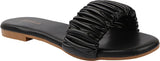 Shoetopia Girls Black Stylish Trending Flats-Eu37,Black,4,B09NBMGQJ5