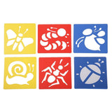 ILSMYSUTRA 6 Pieces Poly Drawing Templates Ruler Stencils for Kids Children Drawing Crafts School Stationery #5 |Crafts | Art Su
