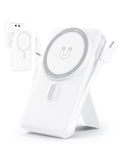 for Magsafe Portable Charger 10000mAh Wireless Magnetic Power Bank, 22.5W PD 3.0+QC 4.0 Fast Charging Battery Pack, Built-in Cab