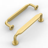 ROMATEE 10 Pack 3.75 Inch(96mm) Matte Gold Cabinet Pulls: Gold Kitchen Cabinets Handles for Cupboards & Drawers