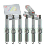 6 pc NGK Laser Iridium Spark Plugs compatible with Chevrolet Camaro 3.6L V6 2010-2015