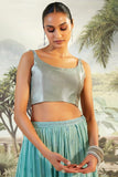 Soch Womens Grey Tissue Sleeveless Blouse Grey 38