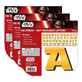 Eureka Star Wars? Deco 4 Letters, 110 Per Pack, 3 Packs
