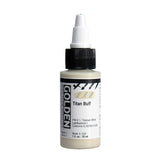 High Flow Acrylics by GOLDEN, Titan Buff, 1 fl. oz. Bottle, Professional Acrylic Paint, SemiOpaque