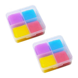 Ecomistiq 2 Pieces Painting Glue Clay 4 Colors For Embroidery Crafts Household | Stitch Kits | Hand Embroidery Kits | Embroidery