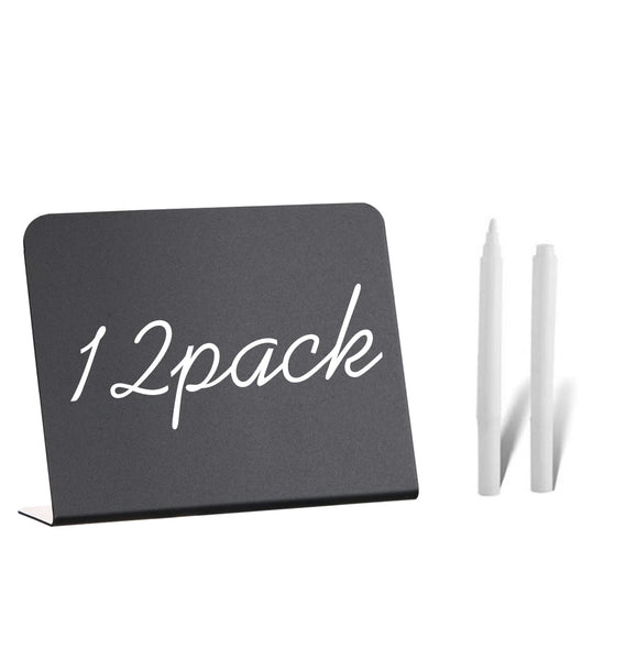 12 Pack Mini Chalkboard Signs - 4 x3 for Food Party Buffet Wedding & B ...