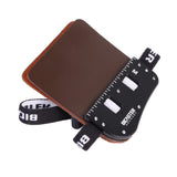 BICASTER SP3 Barebow Finger Tabs Cowhide Face+Aluminum Plate (Medium, Right Handed)