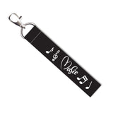 Isee 360 Music Symbols Lanyard Tag With Swivel Lobster For Gift Luggage Bags Backpack Laptop Bags L X H 5 X 0.8 Inch