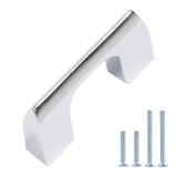 monti hardware | 5 Pack Polished Chrome 1-1/4 Inch Hole Center | Solid Metal Cabinet Knobs Bathroom Home Decor Drawer Pulls | St