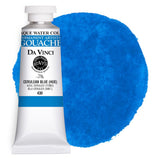 DA VINCI PAINTS Professional Artist Gouache Paint, Cerulean Blue, 37mL