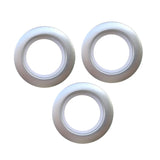 BIUDECO Convenient Artistic Ring Buckle 20pcs Low Noise Eyelet Clips for Curtain Blinds Rods