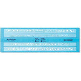 STAEDTLER Mars Script Template, Transparent Blue