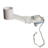 LASCO 041541 Coast Style Counter Balance Toilet Flapper with Stainless Steel Chain, White