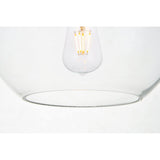 Living District Baxter 1-Light Mid-Century Metal Pendant In Brass