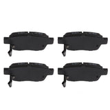 ECCPP D1103-8209 Rear Semi Metallic Disc Brake Pad Set Fit For Acura TL 2009-2014,For Honda Ridgeline 2006-2014