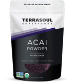 Terrasoul Superfoods Organic Acai Berry Powder, 4 Oz, FreezeDried for Freshness, Omega Fats Boost for Smoothie Bowls, and Antio