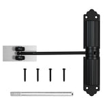 Vurlexat Automatic Door Closer, Zinc Alloy Safety Spring Door Closer 20-60kg Closing Door Hinge, Adjustable Door Spring Closer f