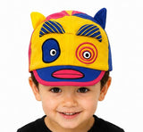 Yanwenx BoyS & GirlS Cotton 2 Side Wear Baseball Cap | Reversible Double Side Cartoon Cap | Summer Sun Hat For Kids| Age 28 Y