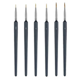 Siddhmurti 6Pcs Painting Brushes Set For Fine DetailingProfessional Fine Tip Paint Brush SetThin Paint Brush And Miniature Brush