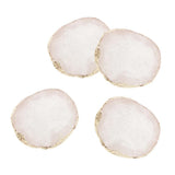 Enakshi 4xnail Art Palette Drink Coaster Cup mat Decors White |Crafts | Art Supplies | Painting Supplies | Painting Tools & Acce