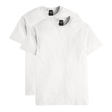 Hanes Mens Nano Premium Cotton TShirt (Pack of 2), White, Large