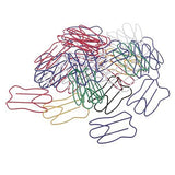Enakshi 2x30pcs Colored Paper Clips Tooth Shaped School Office Stationery Supplies