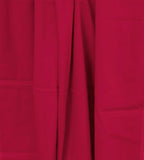 Plain Solid Cotton Lawn 2-Yards 44 inches Wide Cut Fabric Solid Dyed Material DIY Craft (72 x 44 inches, Red)