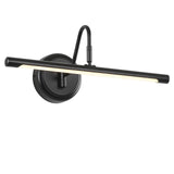 JOOSENLUX LED Picture Light Hardwired Matte Black Modern Picture Lights for Paintings 16.54'' Inch Long Swing Arm Metal Art Ligh