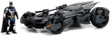Jada Metal Justice League Batmobile, Pack of 1, Black/Grey