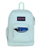 Jansport Cross Town Plus Backpack - Large Main Compartment, Side Water Bottle Pocket, 15-Inch Padded Laptop Sleeve - Fresh Mint