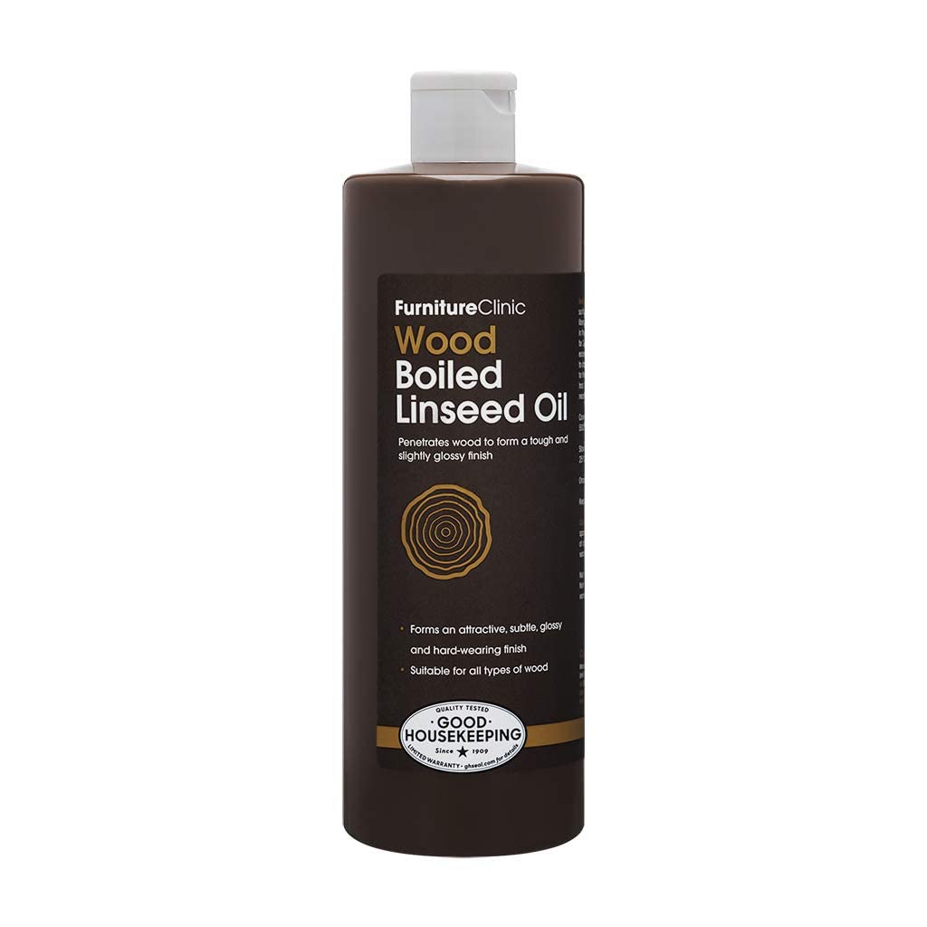 Furniture Clinic Boiled Linseed Oil For Wood Furniture & More Restore A Finish For Furniture, Table Tops, Stone & Metal Wood Car