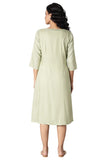 W For Woman Laurel Green A-Line Kurta_22Few17332-312251_L