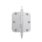 Grandeur Hardware 812193 3.5 Steeple Tip Residential Hinge with 5/8 Radius Corners, 3.5 x 3.5, Bright Chrome