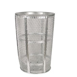 Witt Industries Exp-52G Steel 48-Gallon Outdoor Waste Receptacle, Round, 23 Diameter X 33 Height (Pack Of 3)
