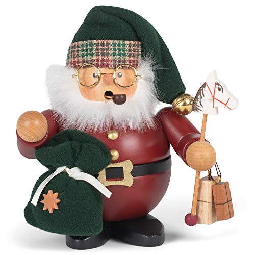 Alexander Taron Christian Ulbricht Decorative Rolly Polly Santa Smoker - 6.5' H X 5.75' W X 4.25' D