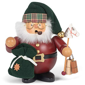 Alexander Taron Christian Ulbricht Decorative Rolly Polly Santa Smoker - 6.5' H X 5.75' W X 4.25' D