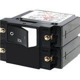 Blue Sea Systems A-Series Raised Rocker Double Pole 30A Circuit Breaker