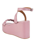 Shoetopia Stylish Braid Style Strap Mauve Platform Heels For Women & Girls /Uk8,Mauve,8,B0BYP9N9S3