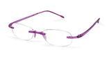 Scojo New York Gels Original Reading Glasses | 1.25x AMETHYST | Readers for Men & Women | Stylish, Scratch-Resistant Lenses