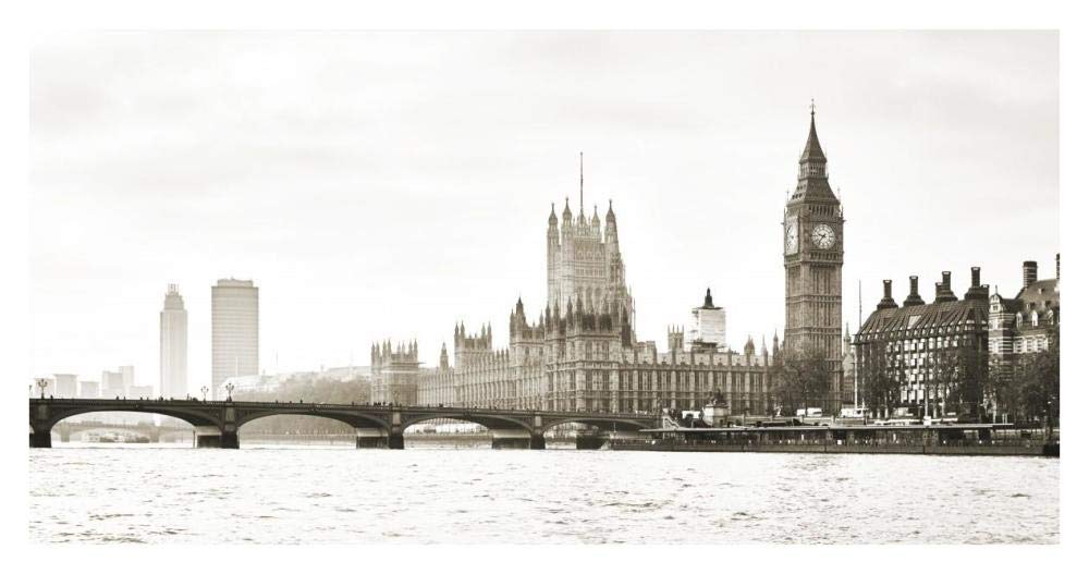 View Of The Houses Of Parliament And Westminster Bridge, London (Detail)-Paper Art-38,,X20,,