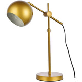 Living District Modern Home Decorative Forrester 1 Light Brass Table Lamp
