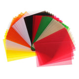 CALANDIS 50 Pieces 15x10cm Vellum Coloured Translucent Tracing Papers for DIY Cardmaking | Vellum