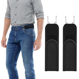 Scholazs Buckle Less Belt For Men, No Buckle Belt Free Size Adjustable Elastic Belt Strap For Men Jeans Women Dresses Buckleless