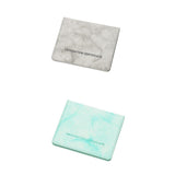Merishopp 2X Vaccination Card Protector Slim Leather Wallet For Documents Green Grey| Trendy | Comfortable | Fashionable | Soft 