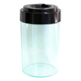 Tightvac EverythingVac Bulk Dry Goods Storage Container, 5 Pounds Plus, Clear Body/Black Cap