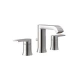 Moen Genta Chrome TwoHandle Widespread Modern Bathroom Faucet with Drain Assembly, Bathroom Sink Faucet 3Hole Application (Val
