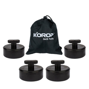 KOROP Lifting Jack Pad (4pcs) Compatible with Chevy Corvette C5 C6 C7 C8, Rubber Lift Point Adapter Jack Pucks with Storage Bag