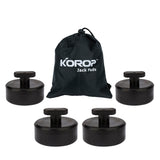 KOROP Lifting Jack Pad (4pcs) Compatible with Chevy Corvette C5 C6 C7 C8, Rubber Lift Point Adapter Jack Pucks with Storage Bag
